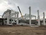 Batman'da AVM inşaatında beton blok düştü!